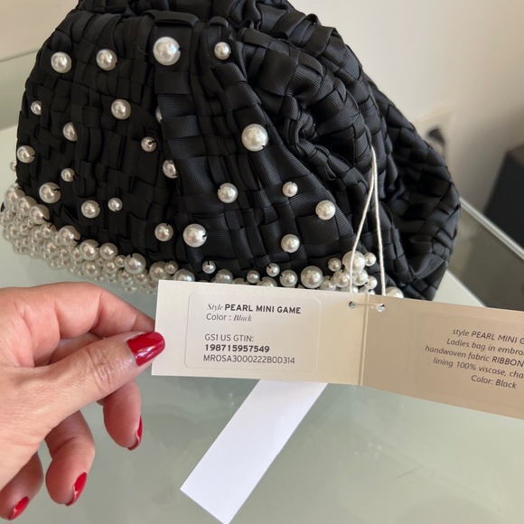 MARIA LA ROSA Milano Pearl Mini Game Bag - Picture 9 of 11